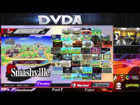 DVDA #7 Dansdaman (Captain Falcon) vs Paper (Mr. Game & Watch)