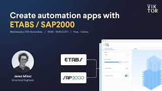Create Automation Apps for ETABS & SAP2000 with Python