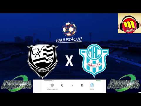 VOTUPORANGUENSE X MAC  Rádio Marilia 105.9 FM