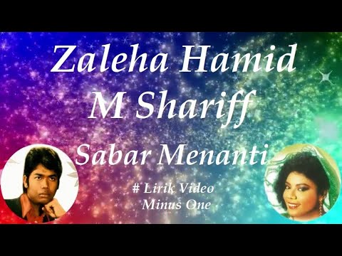 Zaleha Hamid & M Shariff ~Sabar Menanti  minus1