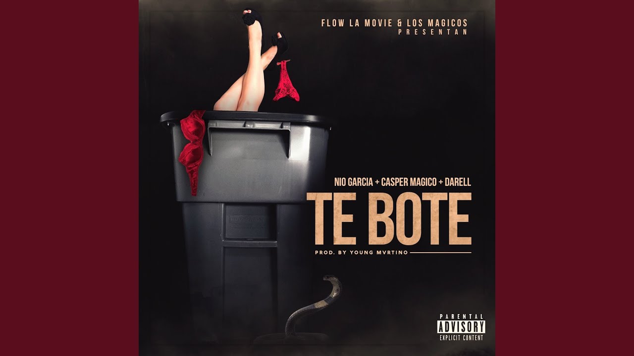 Cover for the song 'Te Bote' by artist(s) 'Nio Garcia, Darell, Casper Magico'
