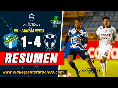 Comunicaciones 1 vs Monterrey 4 / IDA Primera Ronda / Concachampions CUP - RESUMEN COMPLETO