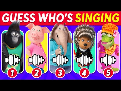 ???? Guess Who's SINGING...! ???????????? Sing 1 & 2 | Johnny, Rosita, Meena, Gunter