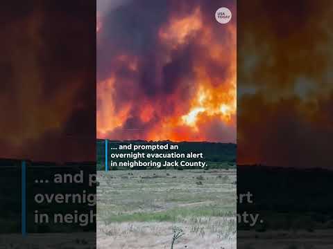 Ross Fire explodes to 50000 acres in Palo Pinto County Texas