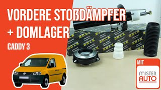 Youtube thumbnail of video "Wie Caddy 3 Stoßdämpfer vorne wechseln ➿"