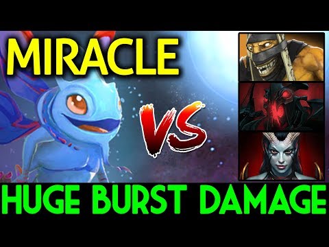 Miracle- Dota 2 [Puck] Dagon 5 Huge Burst Damage