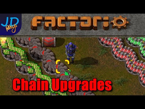 Chain Upgrades ⚙️ Factorio on a 45 ∠ Ep18 ⚙️ Gameplay, Lets Play