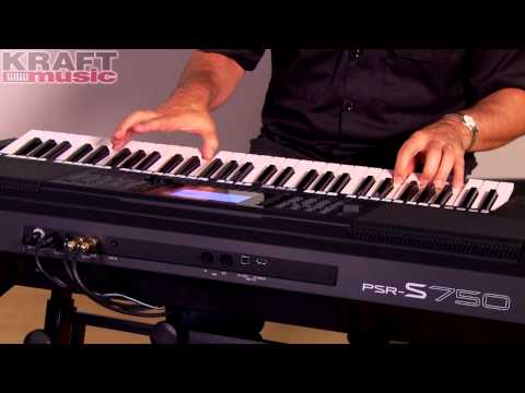 Kraft Music - Yamaha PSR-S750 Arranger Demo with Peter Baartmans