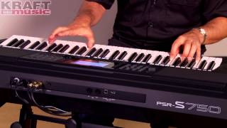 Video thumbnail for Kraft Music - Yamaha PSR-S750 Arranger Demo with Peter Baartmans by Kraft Music