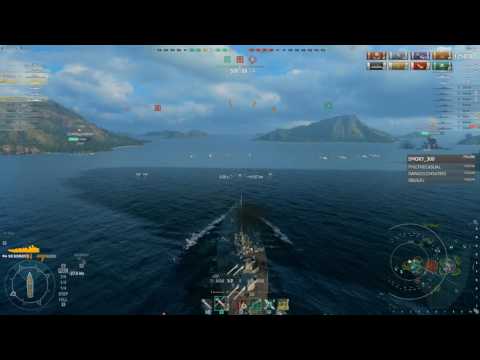 WoWS 0.6.1.1 - Bismarck Brawling Satisfaction
