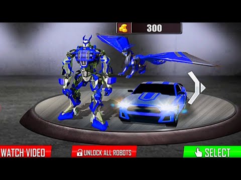 Dragon Robot Car Transform: Mega Robot Transforming Game 2021 - Android Gameplay