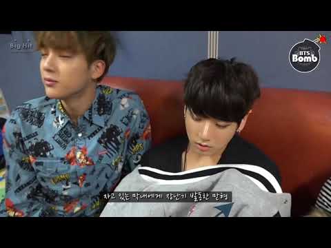 BTS Jin disturbing sleeping baby Jungkook #jungkook#jin#bts