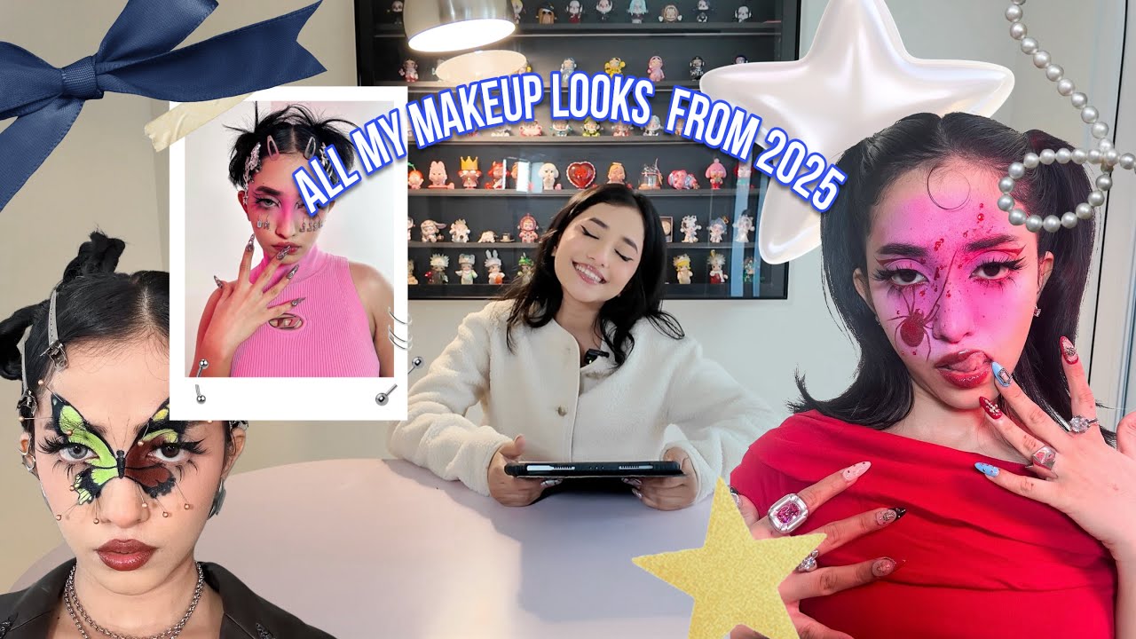 ALL MY MAKEUP LOOKS FROM 2025