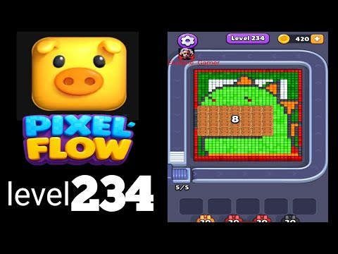 Pixel Flow Level 234 Walkthrough