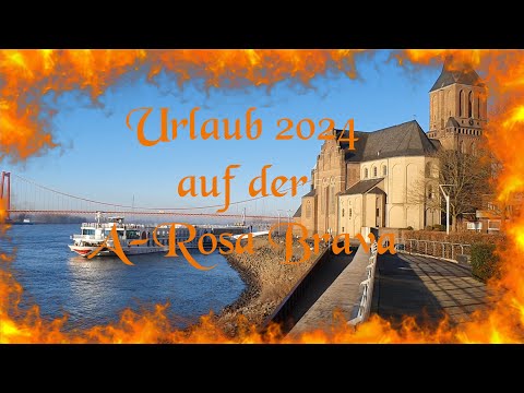 Holiday 2024 on the A-Rosa Brava on the Rhine via Rotterdam, Amsterdam and Emmerich.