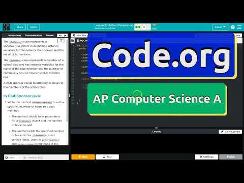 Code.org Lesson 2.3 Method Parameters | Tutorial with Answers | CSA Unit 7