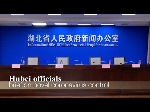Live: Hubei officials brief on novel coronavirus control 湖北省政府通报疫情最新情况