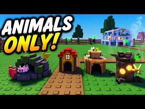 Can The Ultimate Animal Team Beat Apocalypse Mode In Garden Tower Defense!