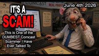 IT'S A SCAM! This is the DUMBEST Comcast Cable Provider Scammer I Have Ever Talked To