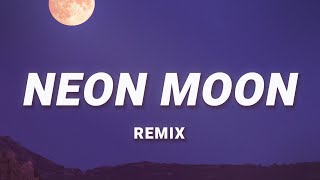 Neon Moon (Remix) - DJ Noiz, Brooks &amp; Dunn (Lyrics) | Sun goes down on my side of town