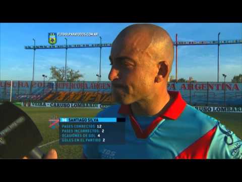 Silva: "Este triunfo nos da aire". Arsenal 3 - Newell's 0. Fecha 9. Primera División 2015. FPT.