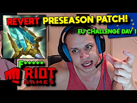 Tyler1 FLAMES Riot in Europe