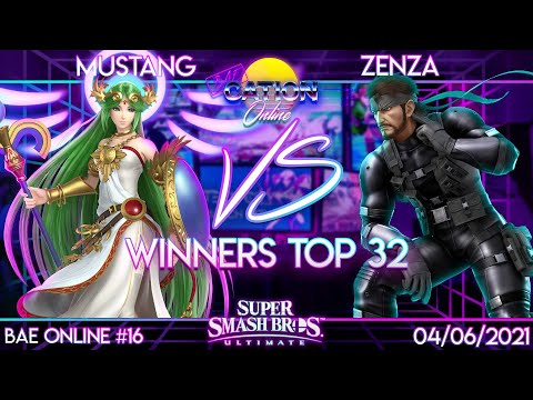 Baecation Online #16 - SSBU - Mustang (Palutena) vs. Zenza (Snake) - Winners Top 32