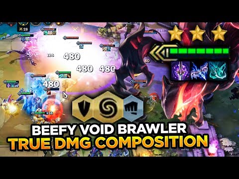 NEW VOID TRUE DAMAGE IS INSANE! BEEFY TRUE DAMAGE COMP! | Teamfight Tactics