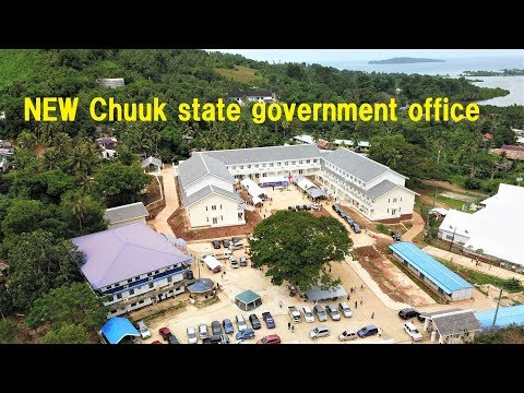 Cerimônia de entrega do novo gabinete do governo do estado de Chuuk