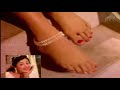 Actress KR Vijaya Anklet Feet
