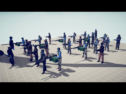 SHIELD MAN vs ARMY MAN - Totally Accurate Battle Simulator | TABS