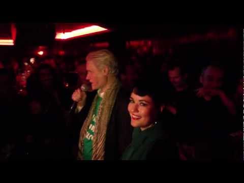 Kim Fowley & Snow Mercy - I Am An Alligator (at King Georg, Cologne, Ger - April 20, 2012)