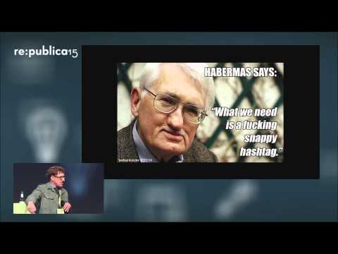 re:publica 2015 – Eric Jarosinski: Losing Hope. Finding Europe. – Utopian Negation Reconsidered.