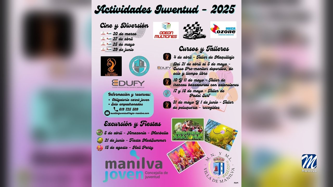 Actividades Juventud 2025