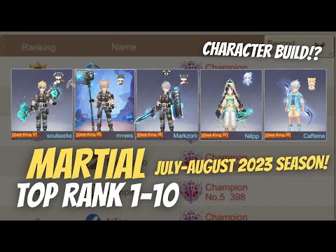 Top Rank 1-10 on Martial (July - August 2023) Review!! - Cloud Song