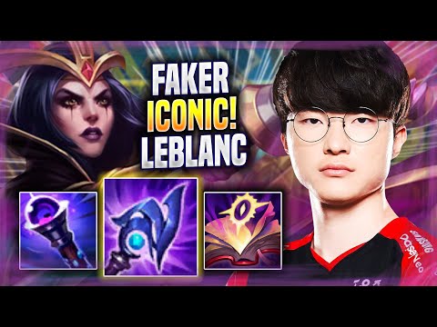 FAKER BRINGS BACK HIS ICONIC LEBLANC! - T1 Faker Plays Leblanc MID vs Ahri! | Season 2022