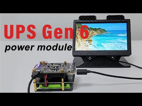 UPS Gen 6 power module compatible with Raspberry Pi 5/4B