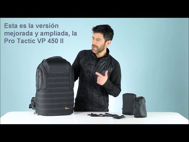 Vídeo relacionado con Lowepro Pro Trekker BP 450 AW II, Mochila Fotográfica para Exteriores, Tejido Reciclado, Espacio para Portátil/Tableta de 15", Maxfit, Cámara Mirrorless/DSLR, Negro/Gris Oscuro