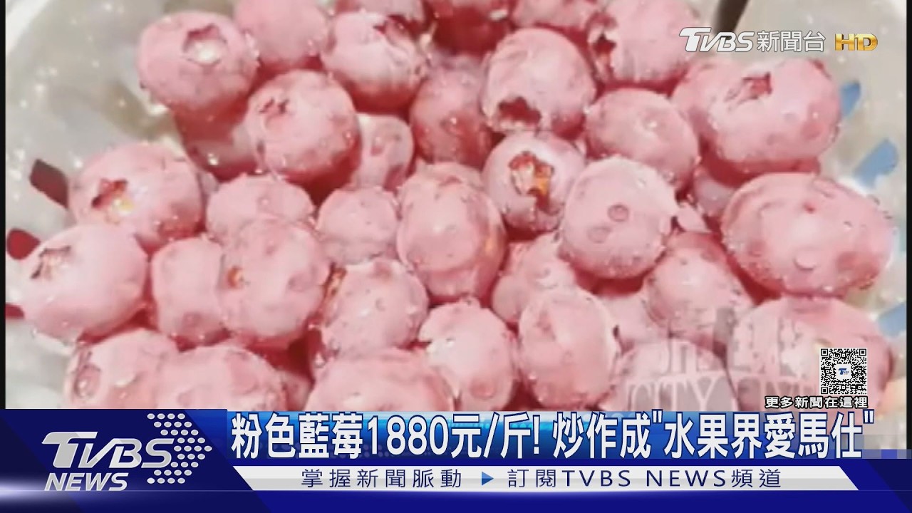 一斤1880元!「粉色藍莓」爆紅遭疑AI合成 專家揭真相:確實存在