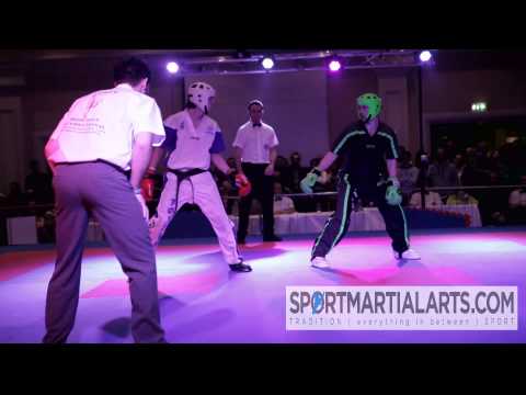 Laszlo Gombos v Mark McDermott - Irish Open 2013 - Men's -74 kg semi-contact