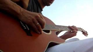 Video thumbnail for Ibanez Euphoria EP 9 Steve Vai Signature Guitar on the beach of perpignan by Matthias Wasser Guitar