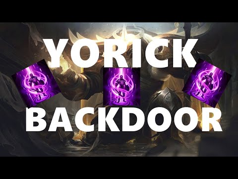 LoL Backdoor Spiel Solo gewonnen! Yorick Guide deutsch Preseason S12 2021 Runen Tipps Tricks Toplane