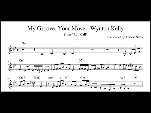 My Groove, Your Move - Wynton Kelly Solo Transcription from "Roll Call"