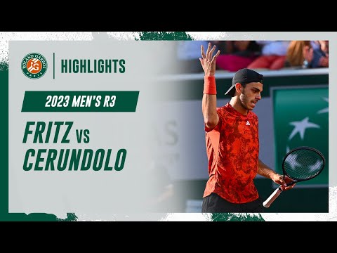 Cerundolo vs Fritz Round 3 Highlights | Roland-Garros 2023