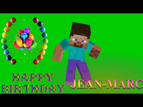 🎂 JOYEUX ANNIVERSAIRE JEAN-MARC 🎈MINECRAFT
