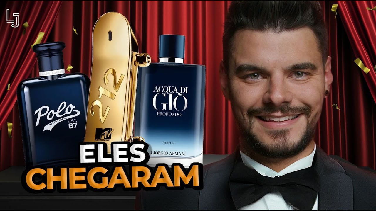UM DOS MAIS ESPERADOS DO ANO CHEGOU! ACQUA DI GIO PROFONDO PARFUM + POLO 67 E NOVO 212 HEROES MTV!