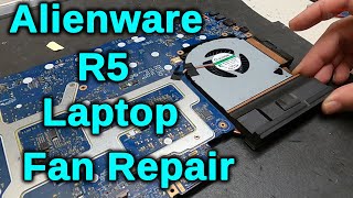 Alienware 17 R5 Laptop Fan Repair Step by Step