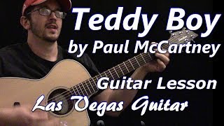 Teddy Boy By Paul McCartney Guitar Lesson