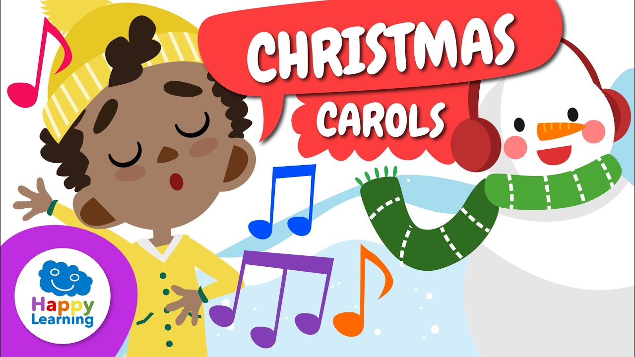 🎄🎶 Christmas Carols for Kids | Sing, Learn & Celebrate Christmas! | @HappyLearningEN