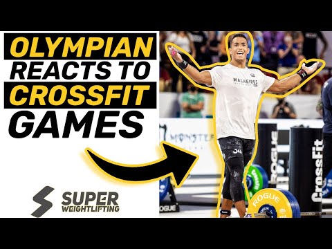 Olympic Weightlifter REACTS to Crossfit Games Men's 1RM Snatch